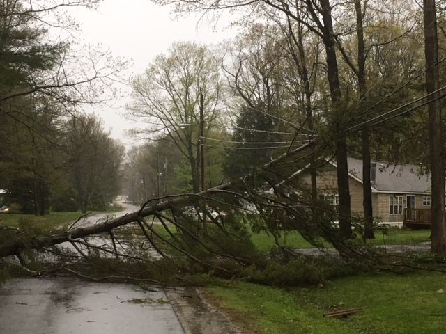 Storm damage